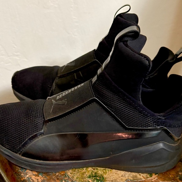 Puma Black Fierce Slip On Sneakers Size 7 - Picture 3 of 8